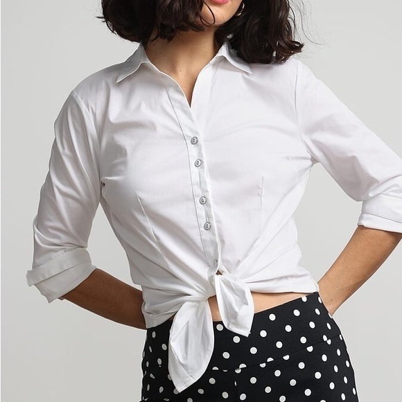 New York & Company Tops - Women’s Tops | Double-Button Secret Snap - NY&C Madison Shirt®